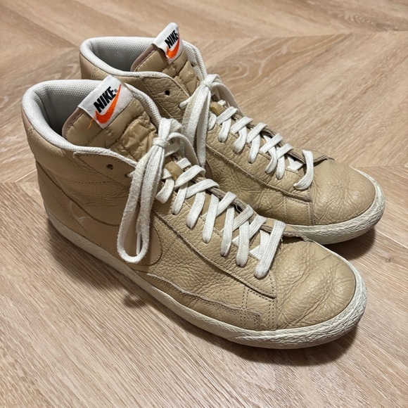 Nike Blazer PRM Mid Linen Summit White - Picture 1 of 8